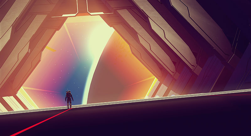 At the edge of space, all roads are available to you.